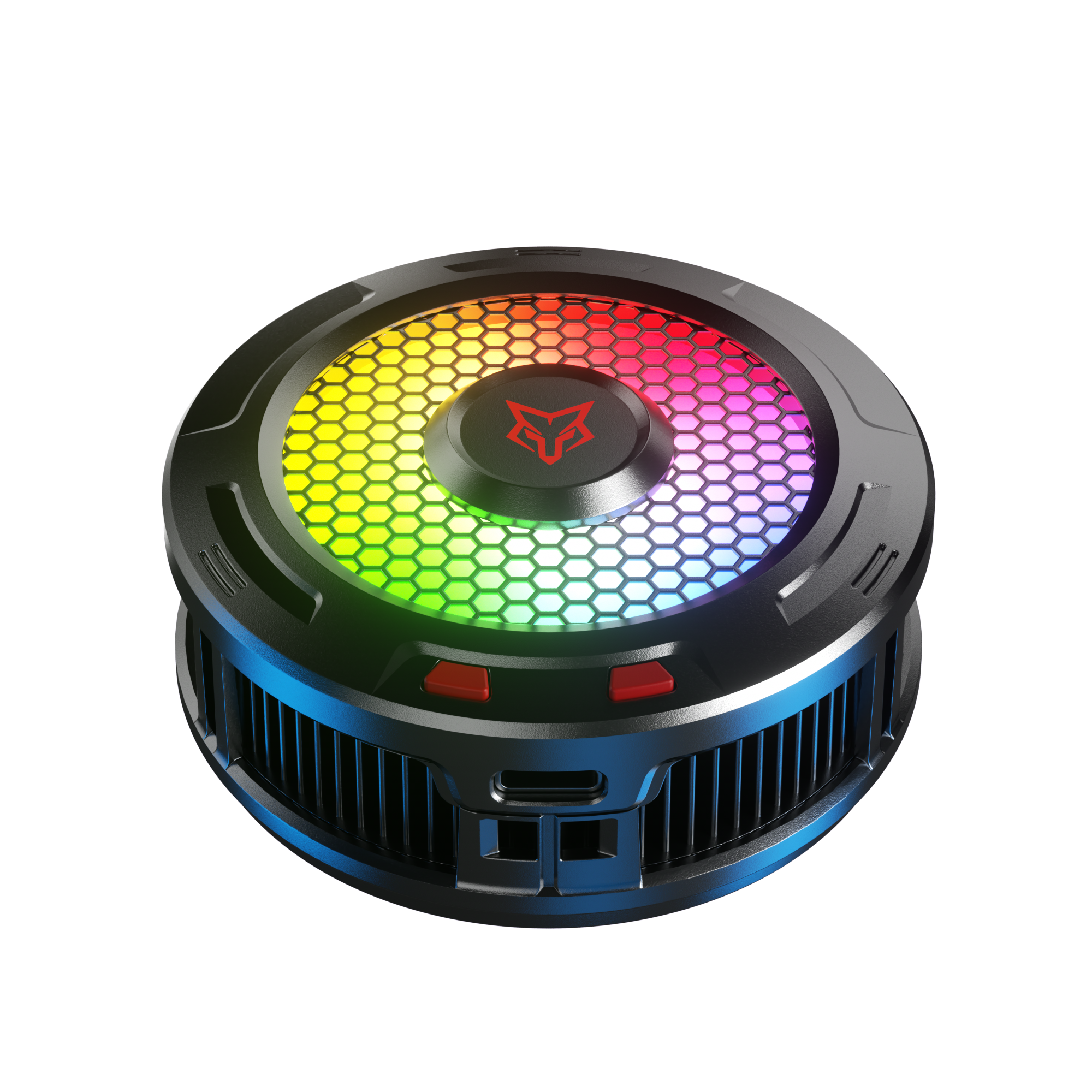 SARAGAMING 36W Telefon ve Tablet Soğutucu – RGB Işık, Yüksek Hızlı 7 Kanat Fan, Yarı İletken Soğutma, PUBG/FreeFire Oyun Soğutucu - Görsel 5