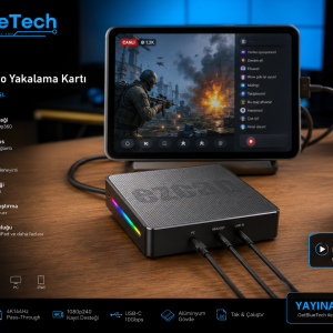 EZCAP GameDock Extreme DP Pro – USB-C / DP / HDMI Çoklu Girişli Oyun & Yayın Dock İstasyonu