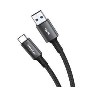 GetBlueTech USB-A to USB-C 3.1 Gen 2 Kablo – 10Gbps, 15W Hızlı Şarj